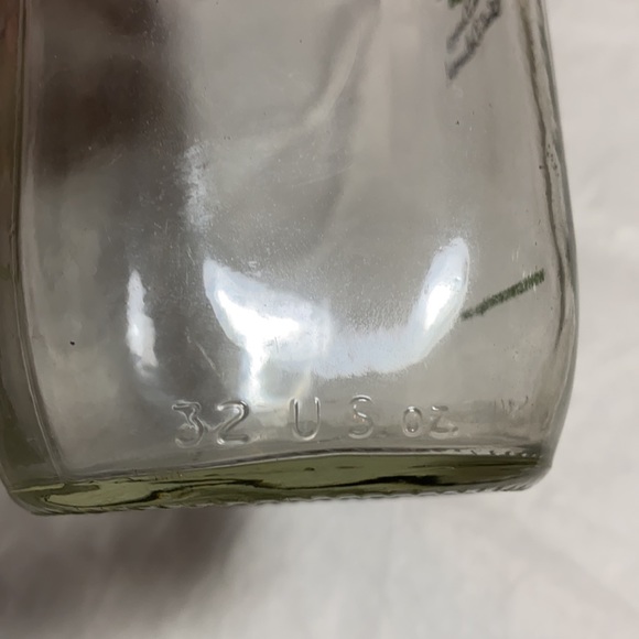 Crescent Ridge Glass Milk Bottle*Set of 2 - Picture 4 of 6